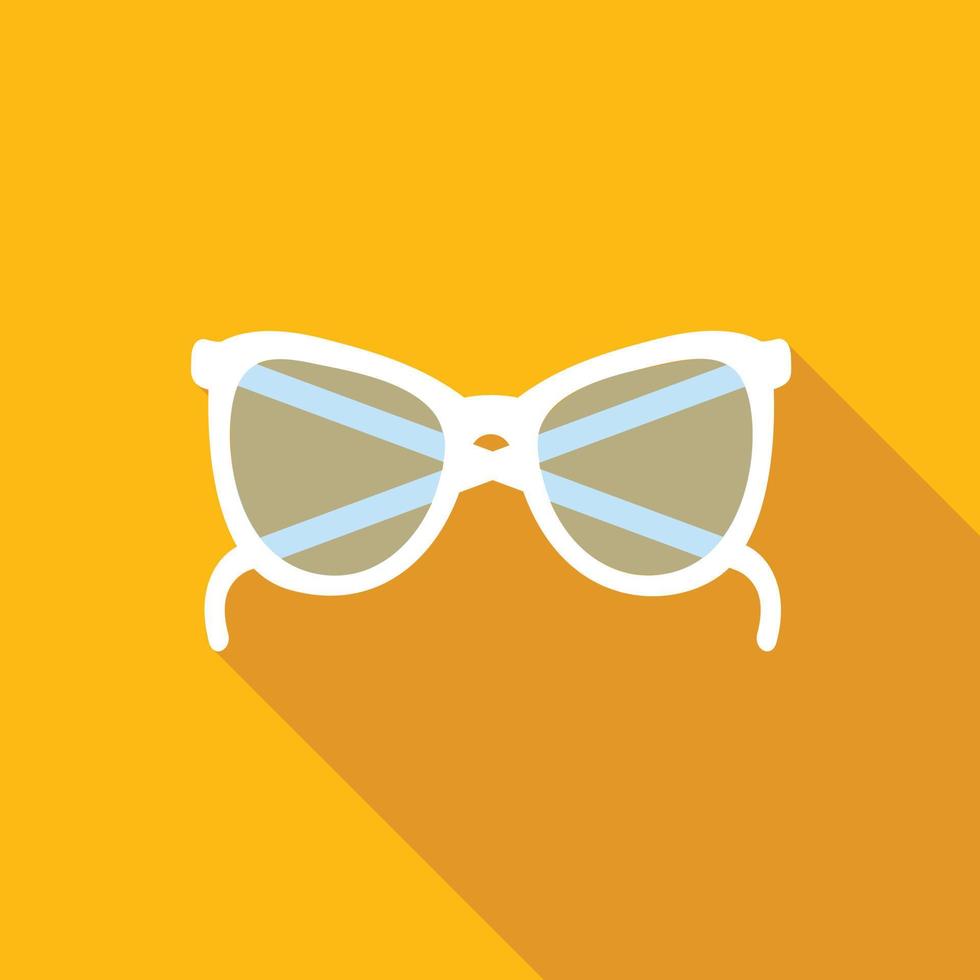 Sunglasses flat icon vector