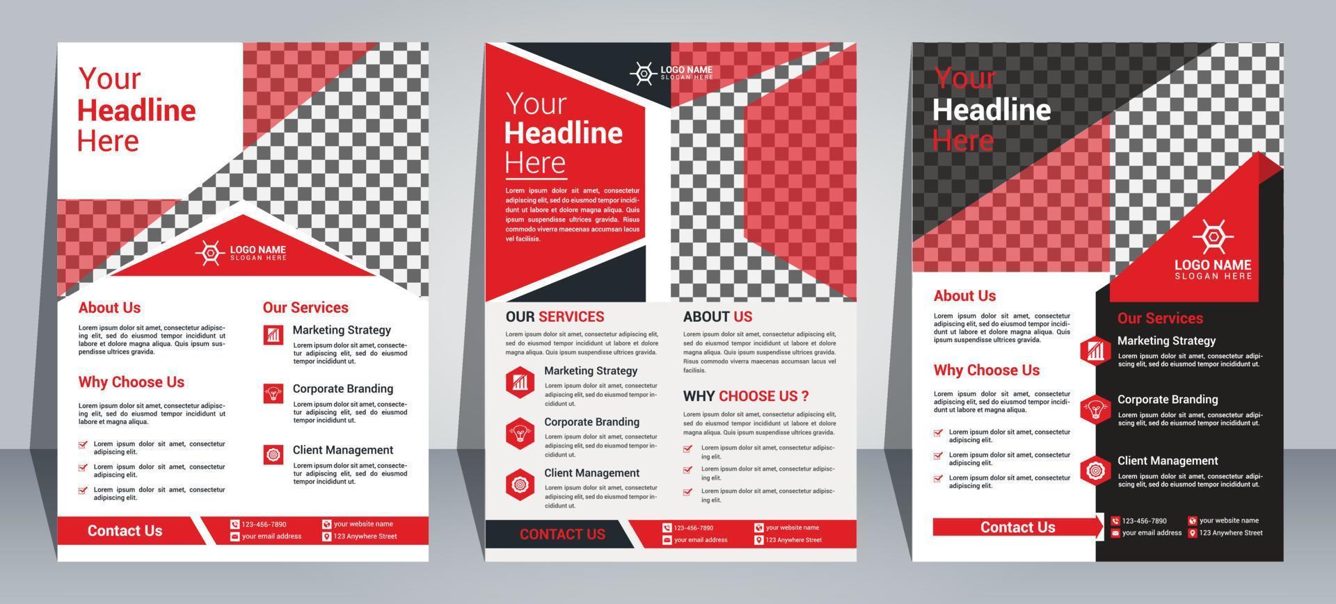 Corporate And Creative Flyer Design Template, Modern And Professional Flyer Design, Simple And Minimal Flyer Template, Flyer Design Template vector