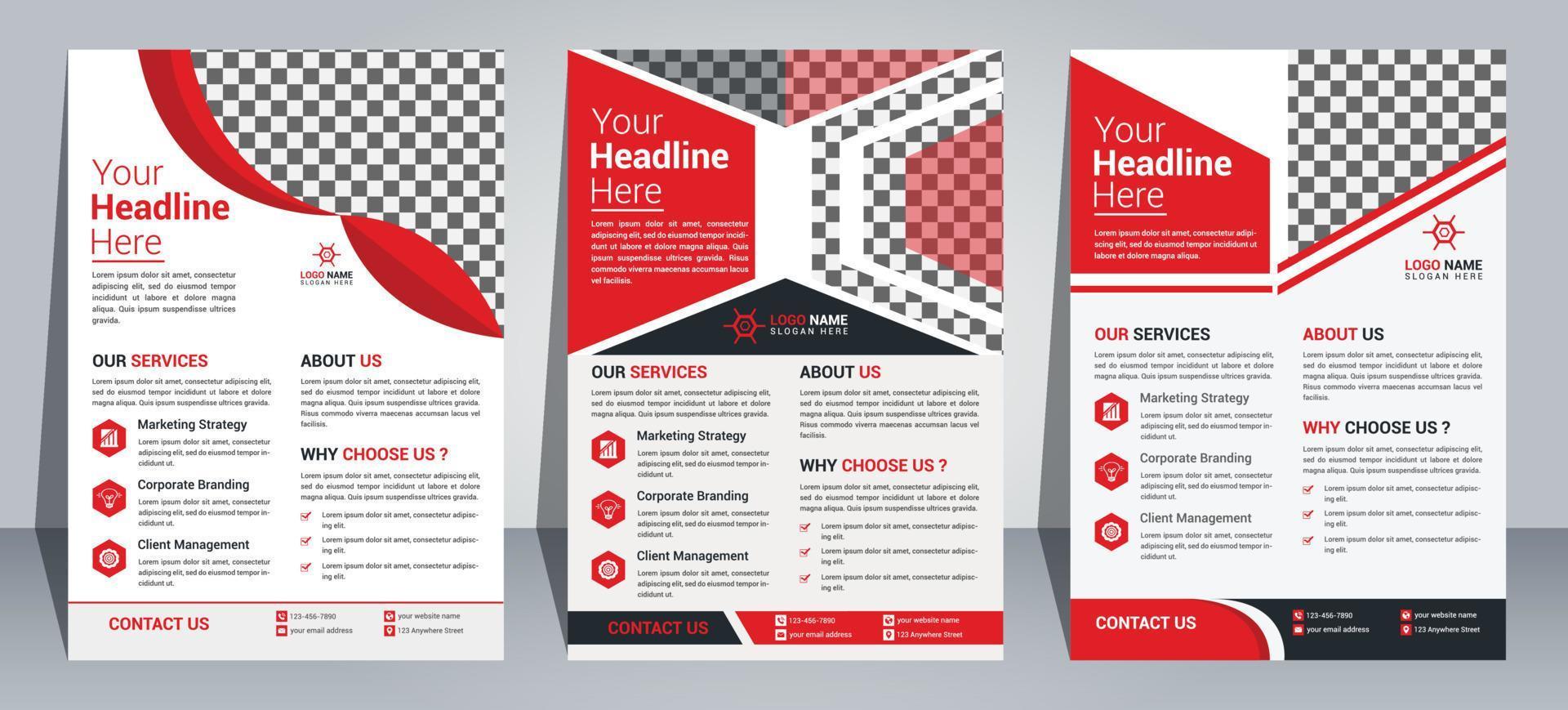 Corporate And Creative Flyer Design Template, Modern And Professional Flyer Design, Simple And Minimal Flyer Template, Flyer Design Template vector