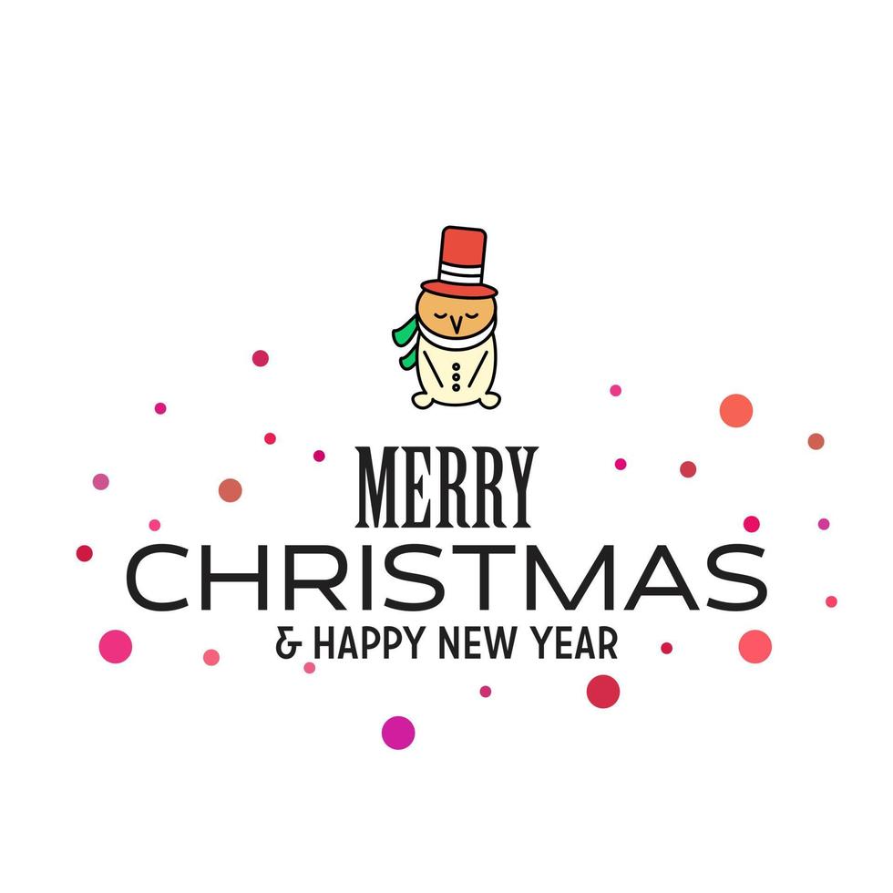 Merry Christmas and Happy New Year 2019 Dotted Background vector