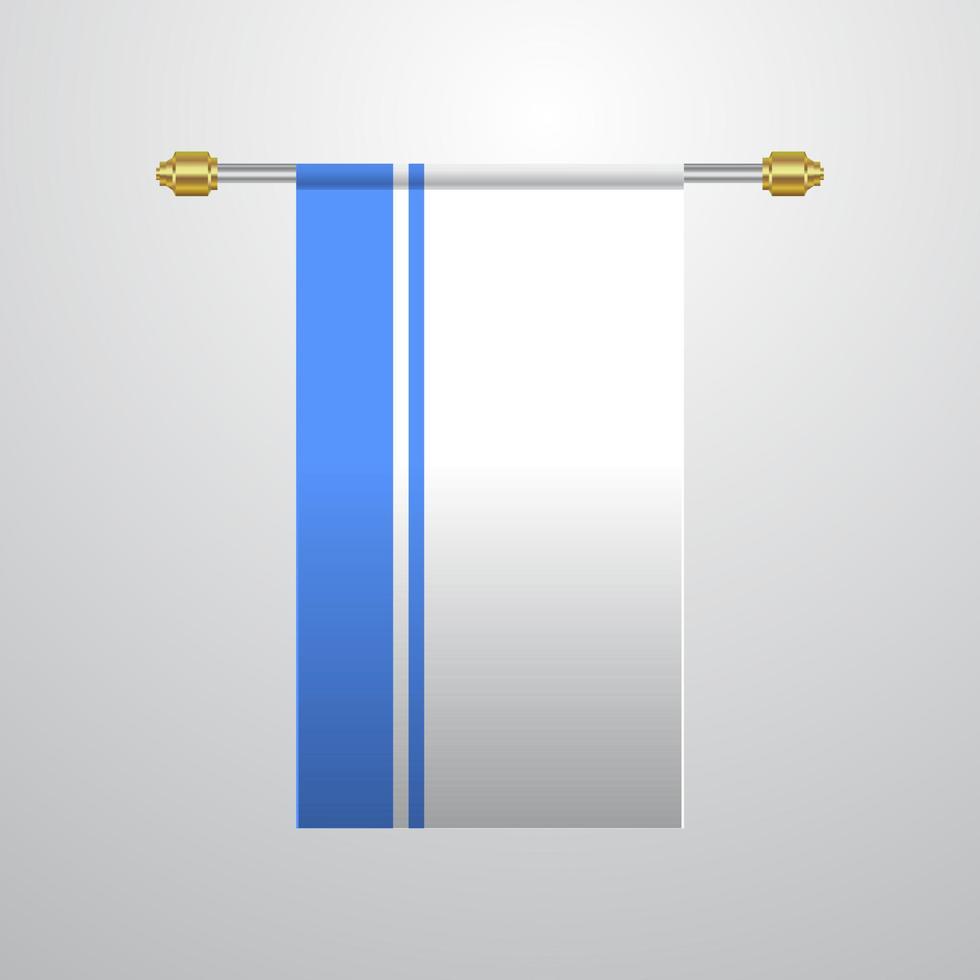 Altai Republic hanging Flag vector