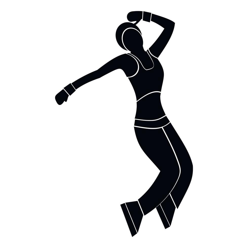 Nice dance simple symbol vector