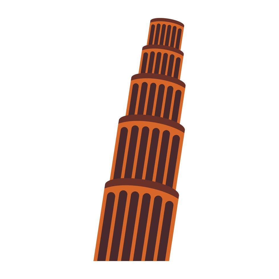 The Leaning Tower, Pisa vector