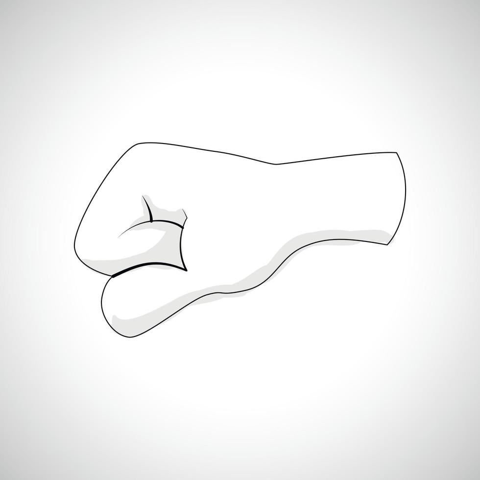 Comics Hand icon vector