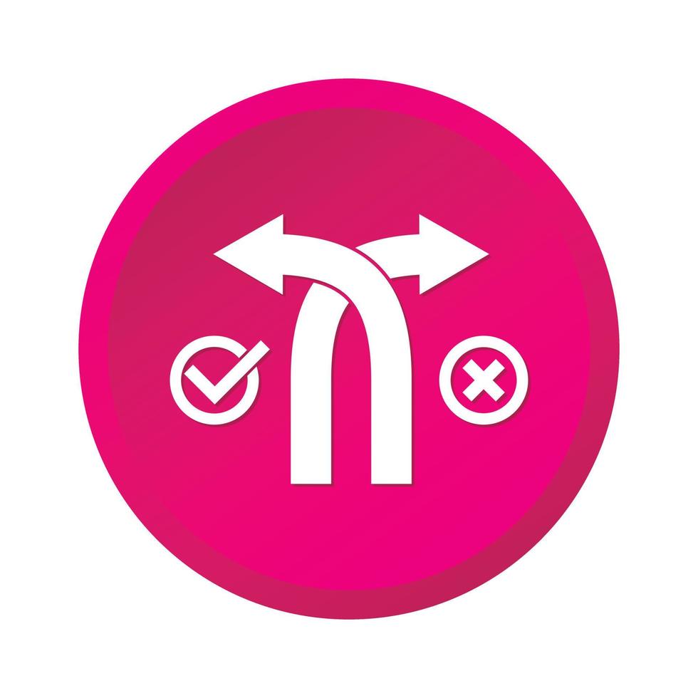Selection of roads icon vector