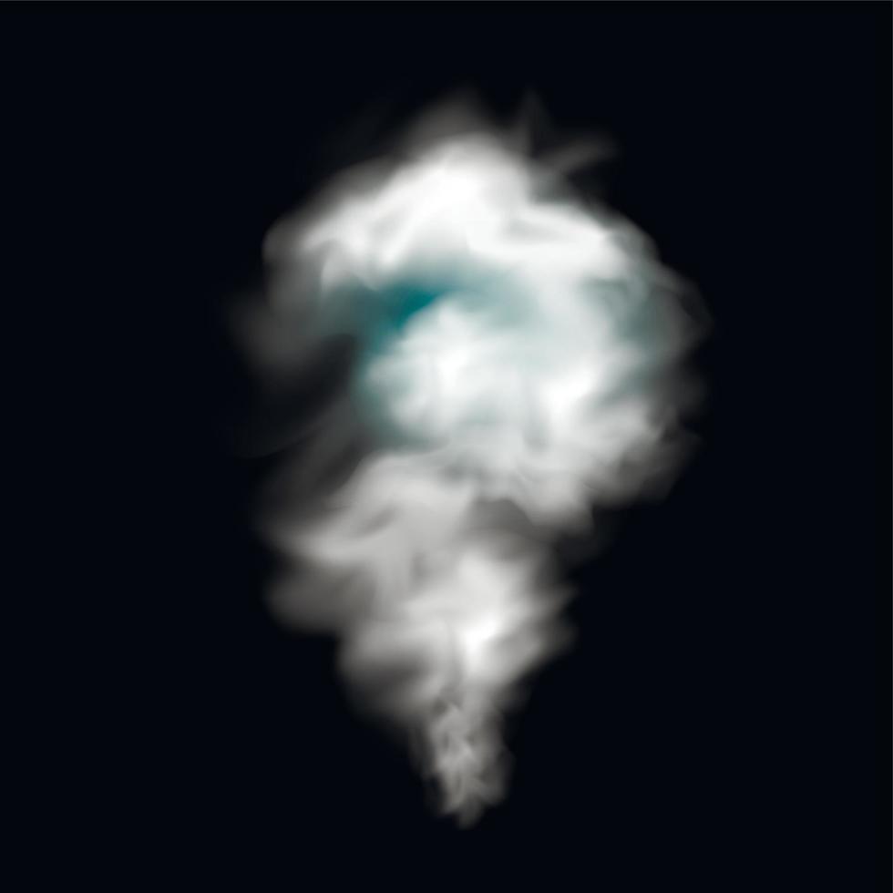 símbolo de humo y fuego vector