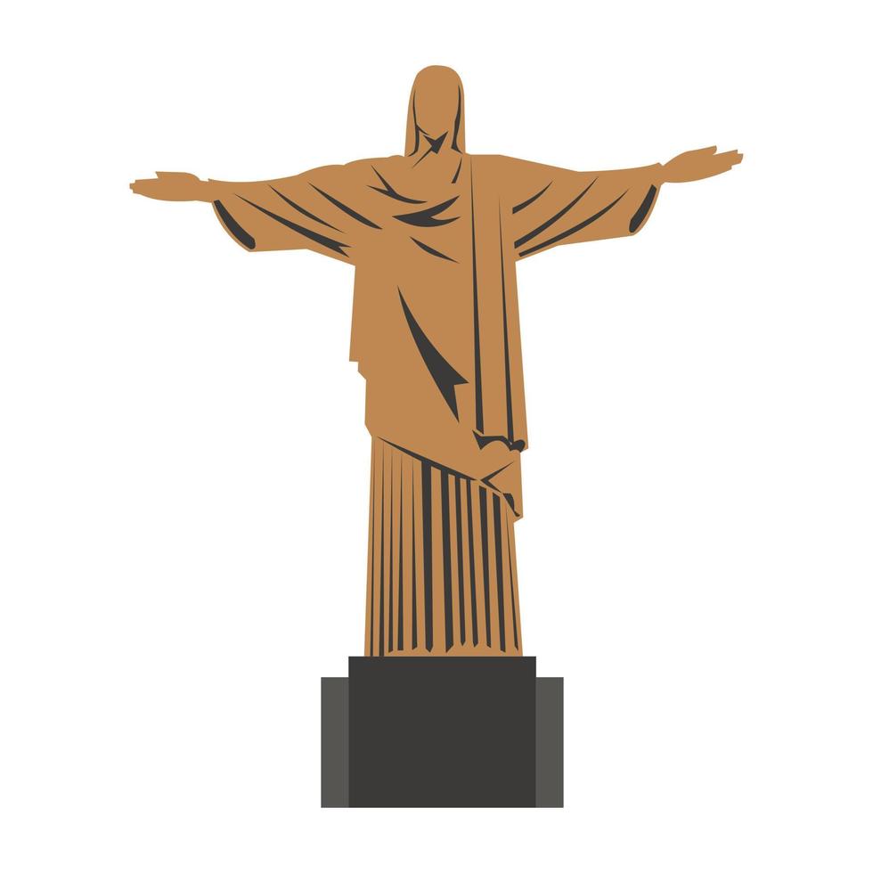 Cristo el Redentor vector