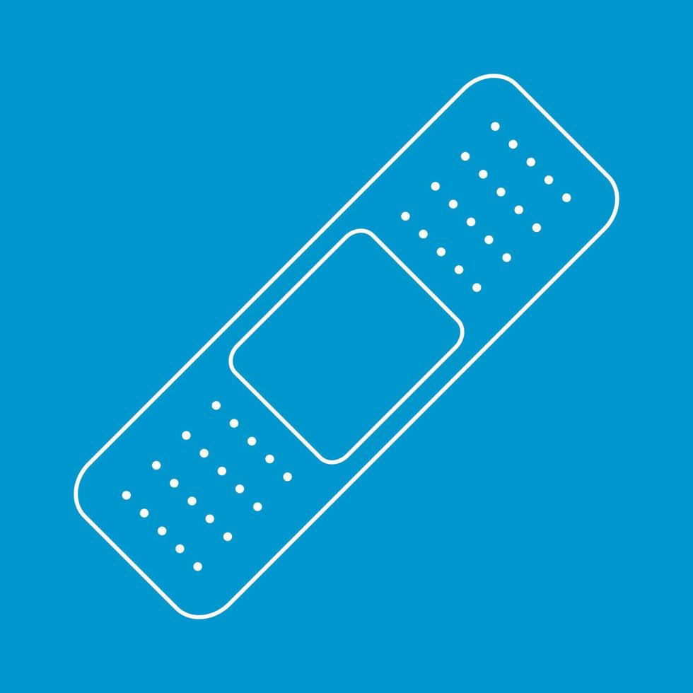 Patch thin line icon vector