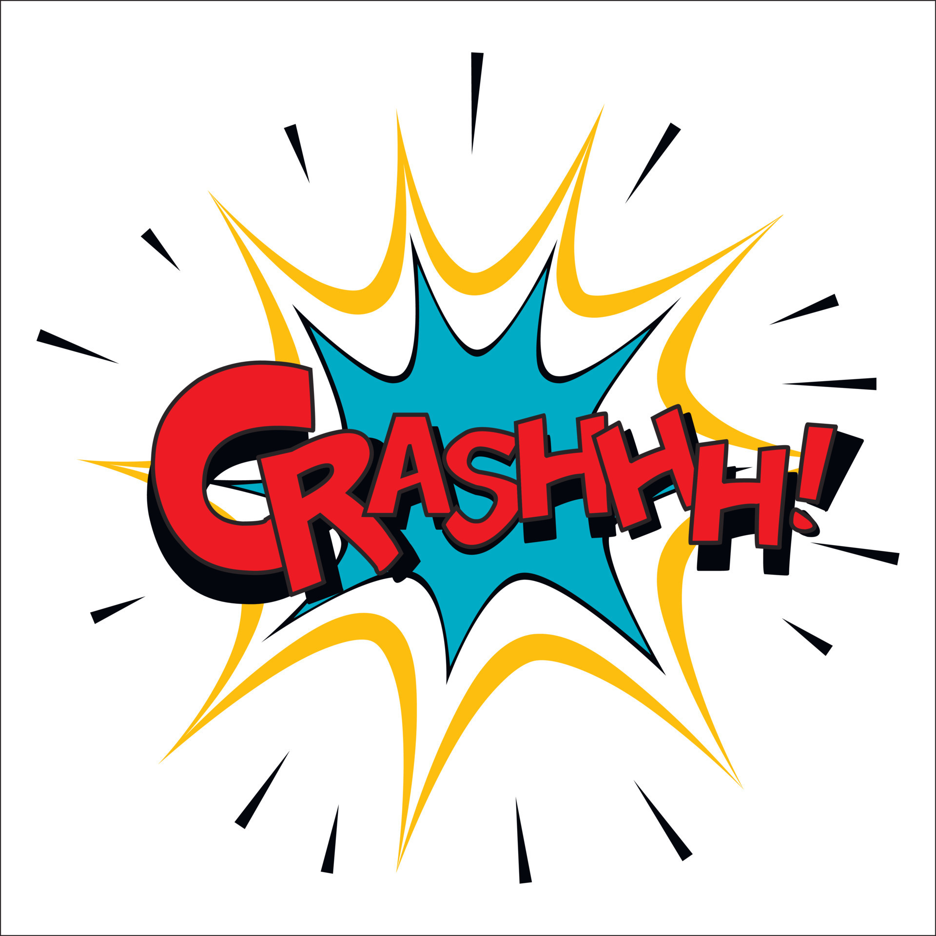 Crash sound effect illustration 14022208 Vector Art at Vecteezy