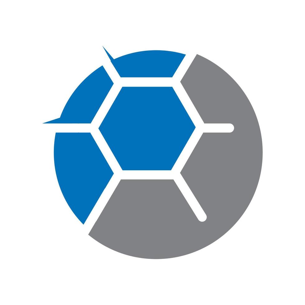 neuron cell biotech nanotechnology molecule logo vector icon