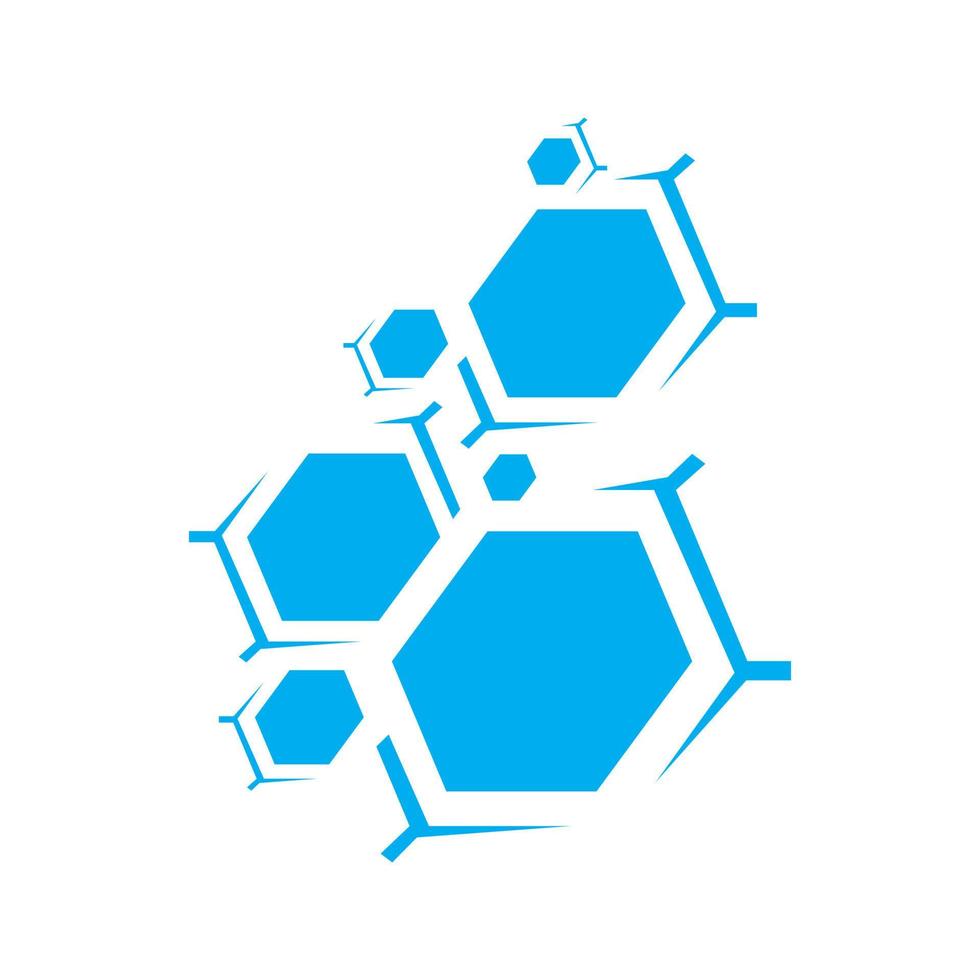 biotecnología laboratorio logotipo signo plantilla vector diseño símbolo