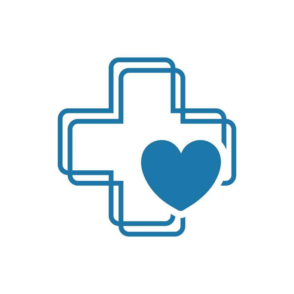 icono de vector de logotipo médico sanitario para símbolo de farmacia de hospital de ambulancia