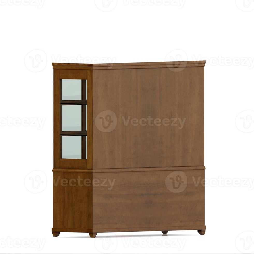 Isometric Cabinet 3D render png