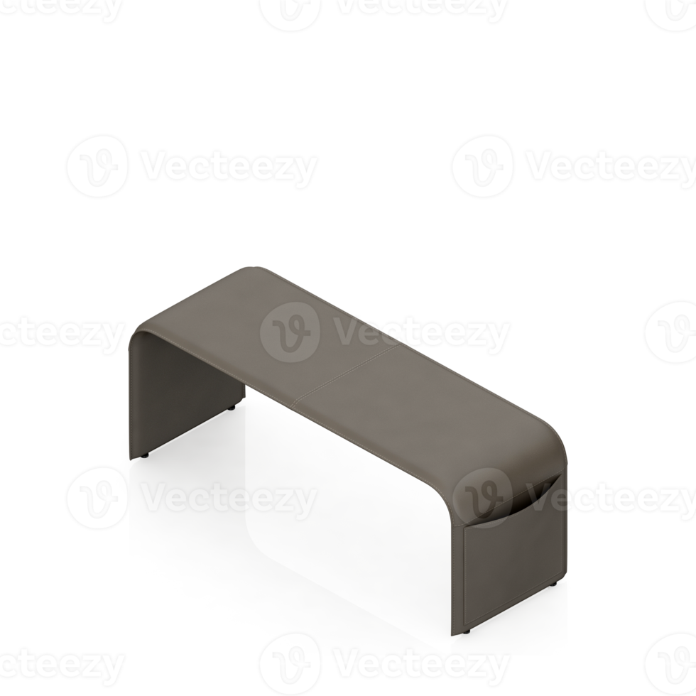 Isometric Table Set 3D render png