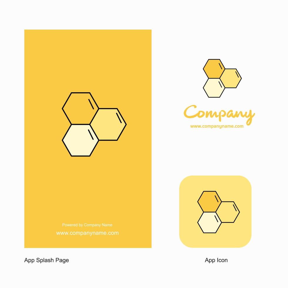 Cells Company Logo App Icon and Splash Page Design Creative Business App Design Elements vector