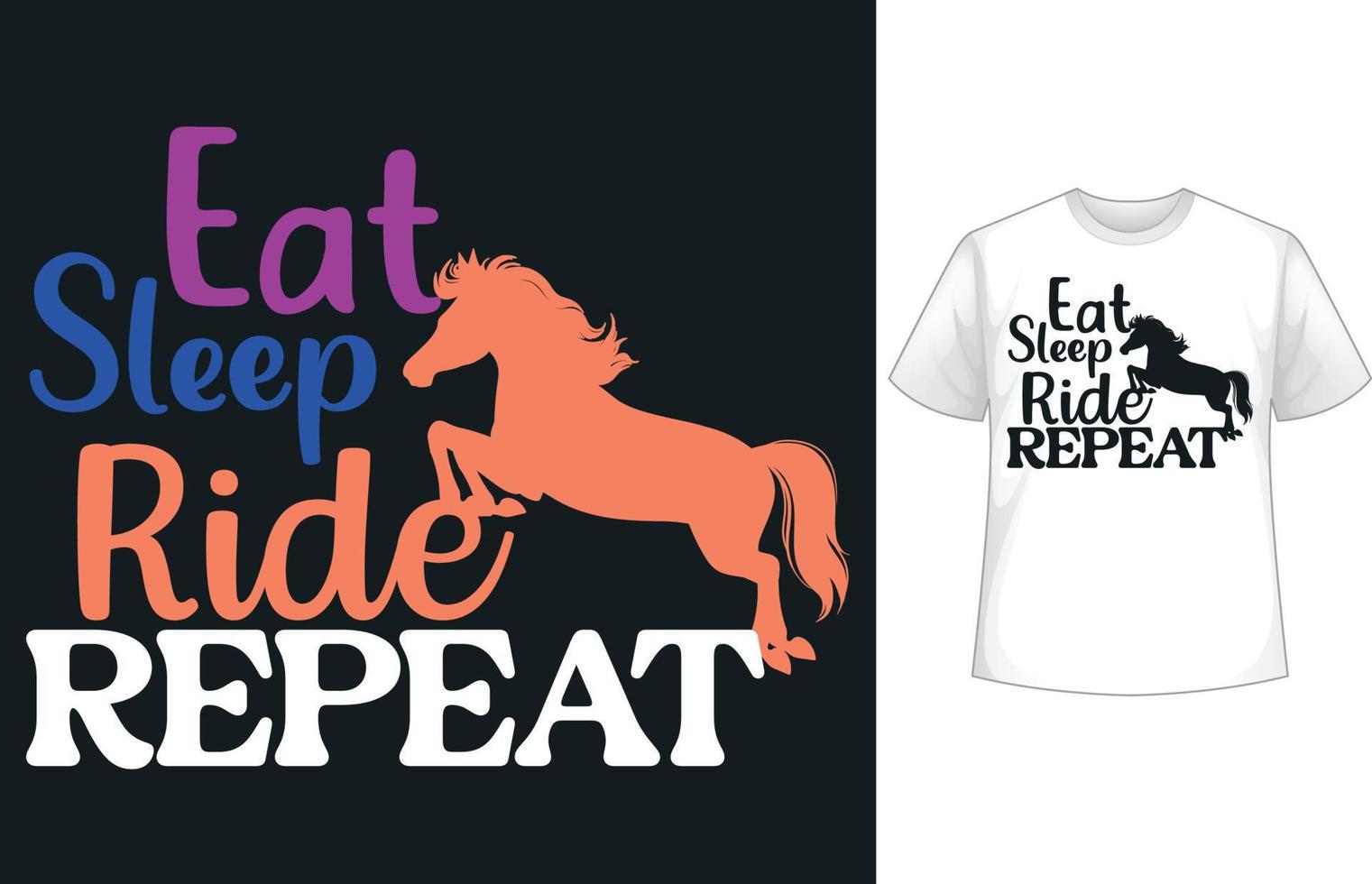 Horse Lovers T-Shirt Design 14023245 Vector Art at Vecteezy