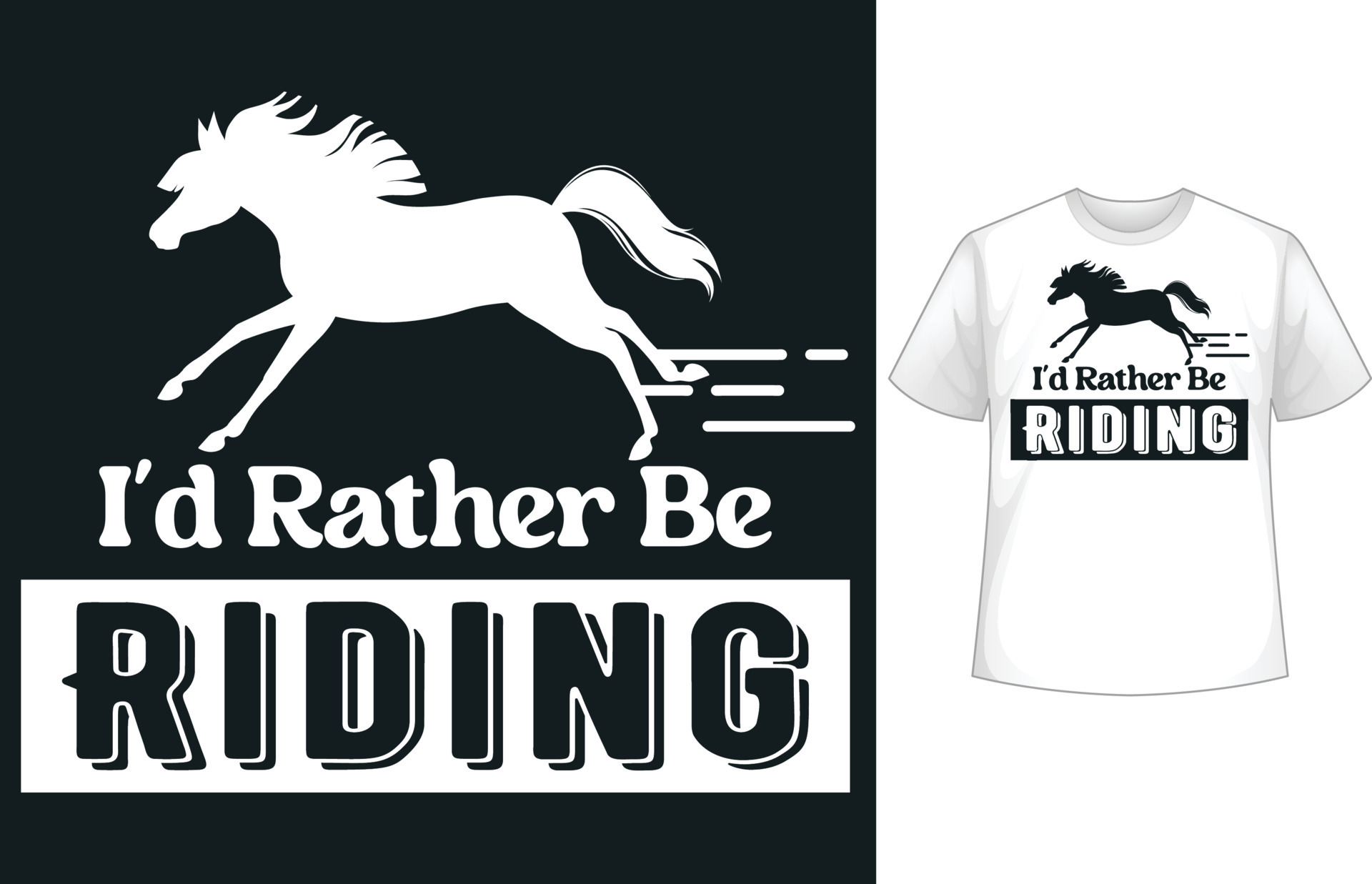 Horse Lovers T-Shirt Design 14023253 Vector Art at Vecteezy