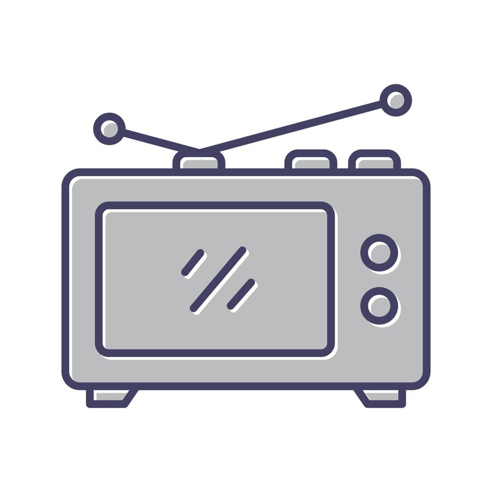 icono de vector de tv