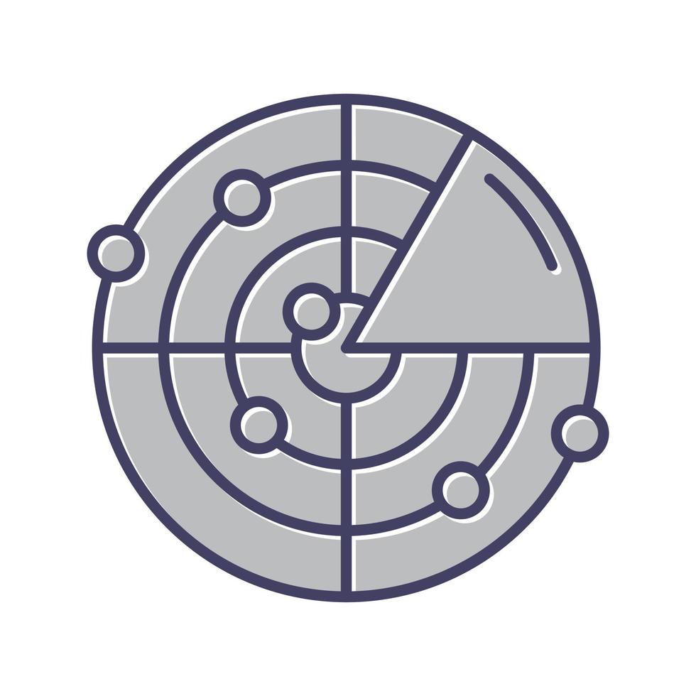 Radar Vector Icon
