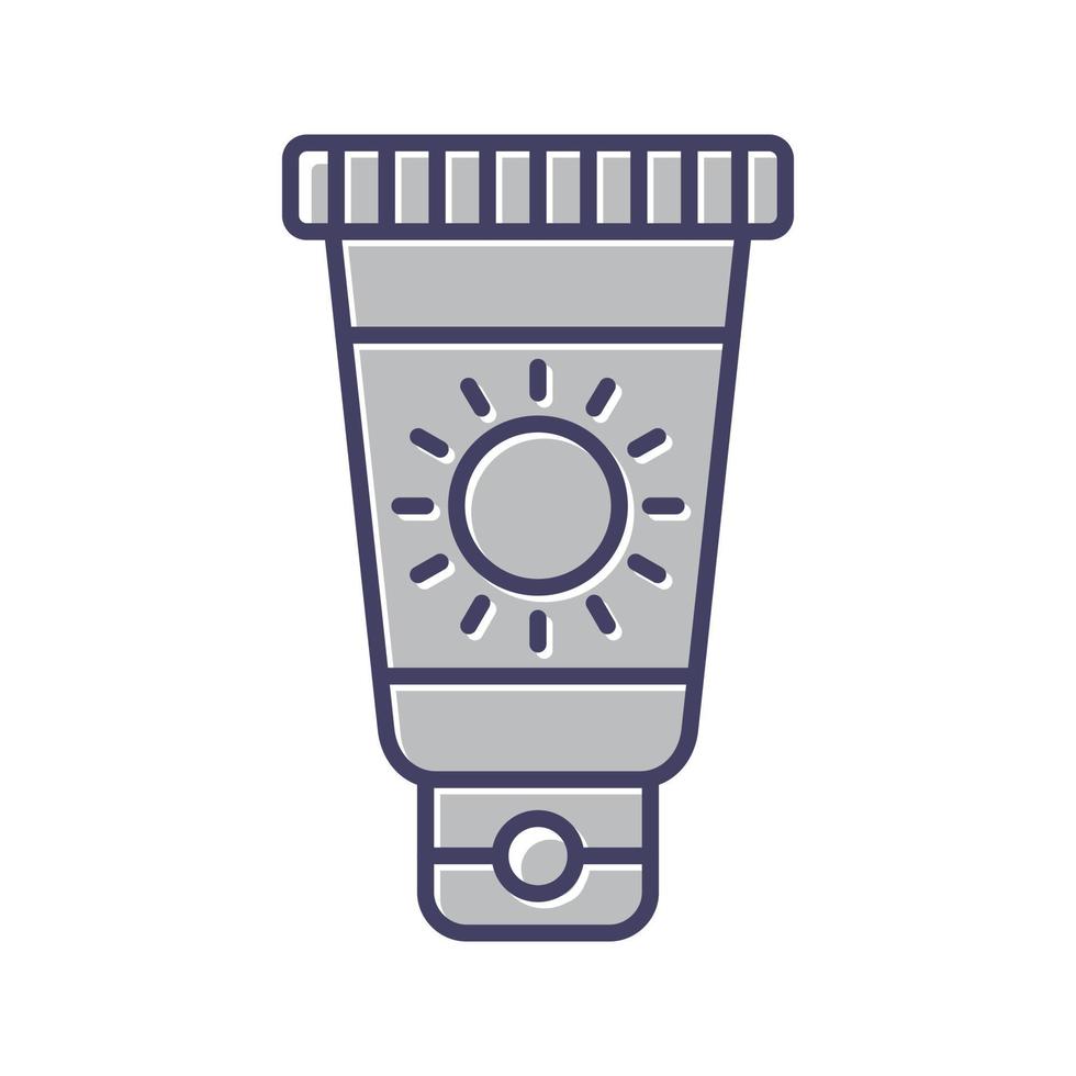 Sun Cream Vector Icon