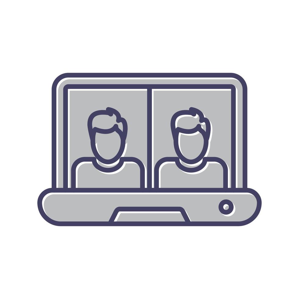 Online Class Vector Icon
