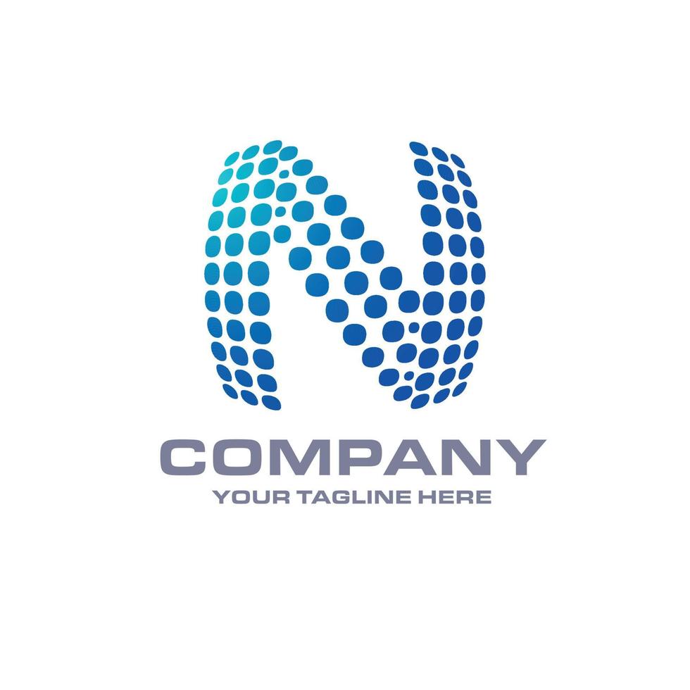 Alphabetic logo design with elegent design and typography vector