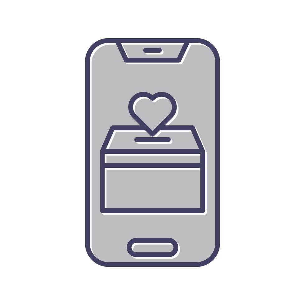 Online Donation Vector Icon