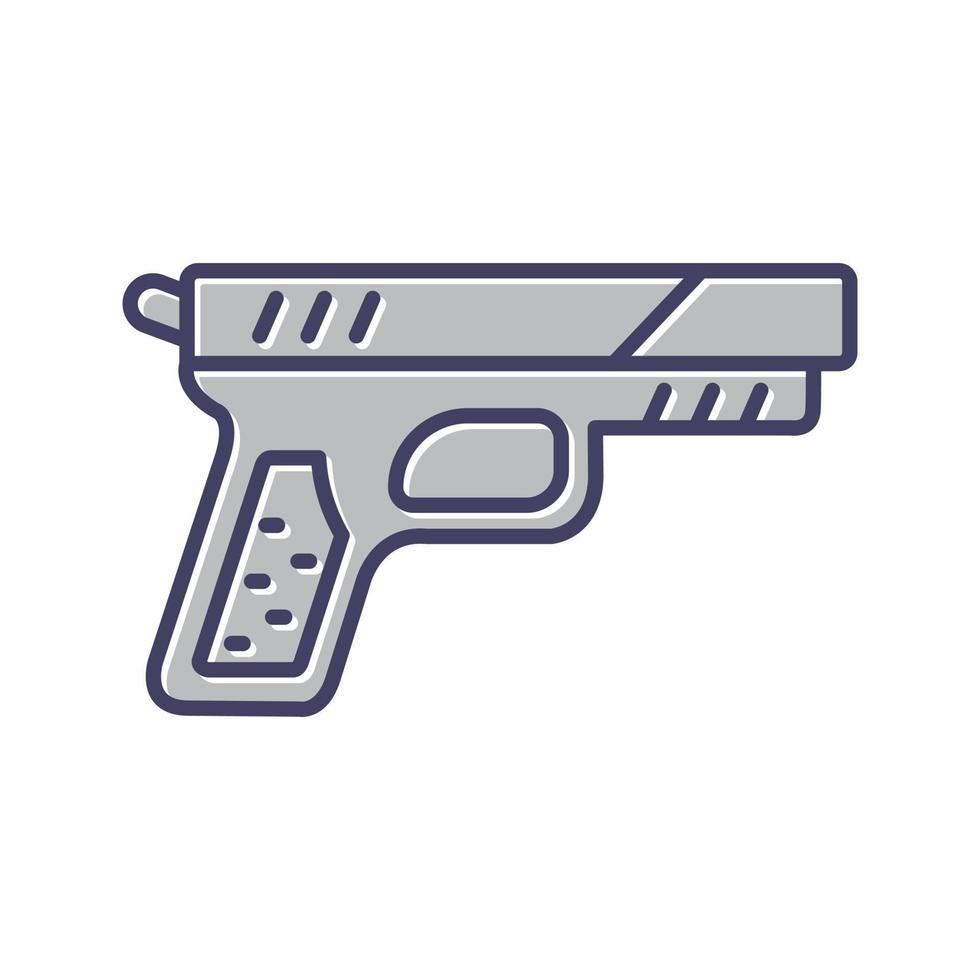 icono de vector de pistola