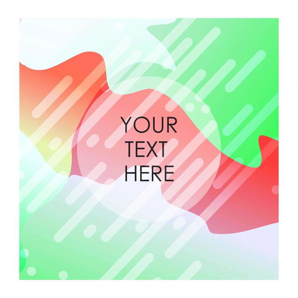 Colorful background with typography design vector