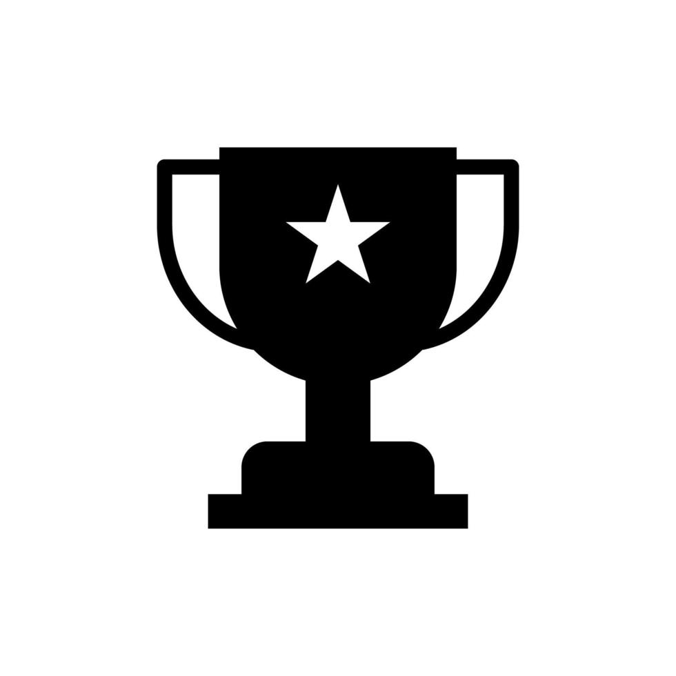 Trophy icon vector design templates