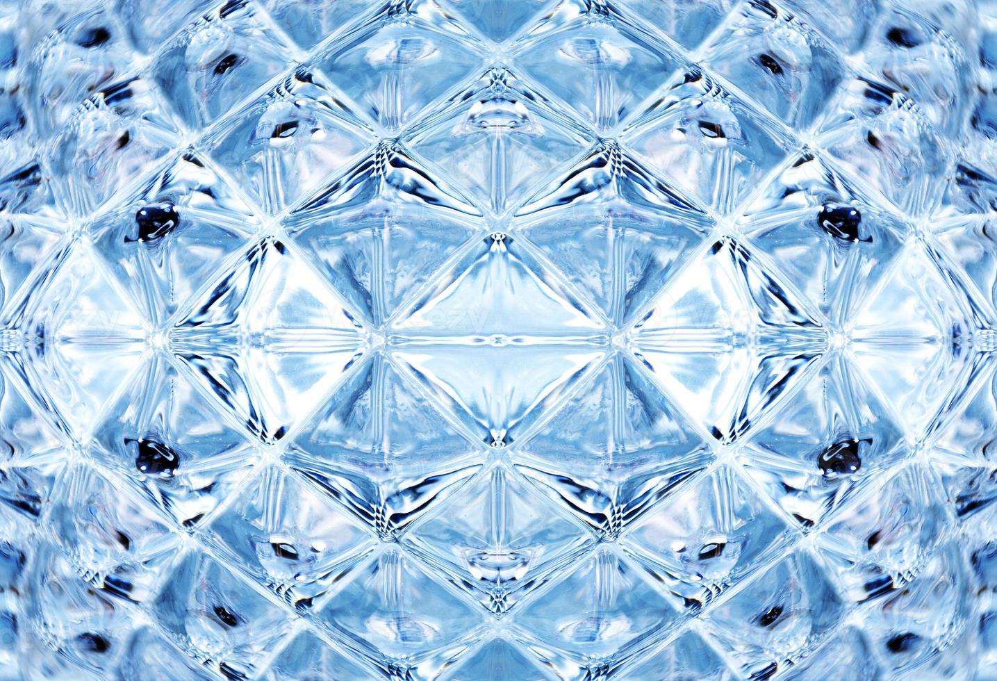 Texture beautiful crystal glass pattern background 3D illustration photo