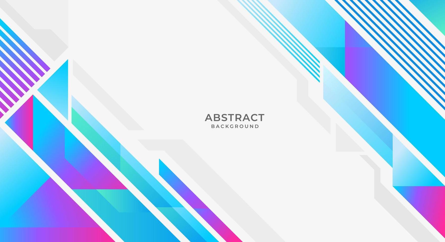 Geometric colorful gradient background vector