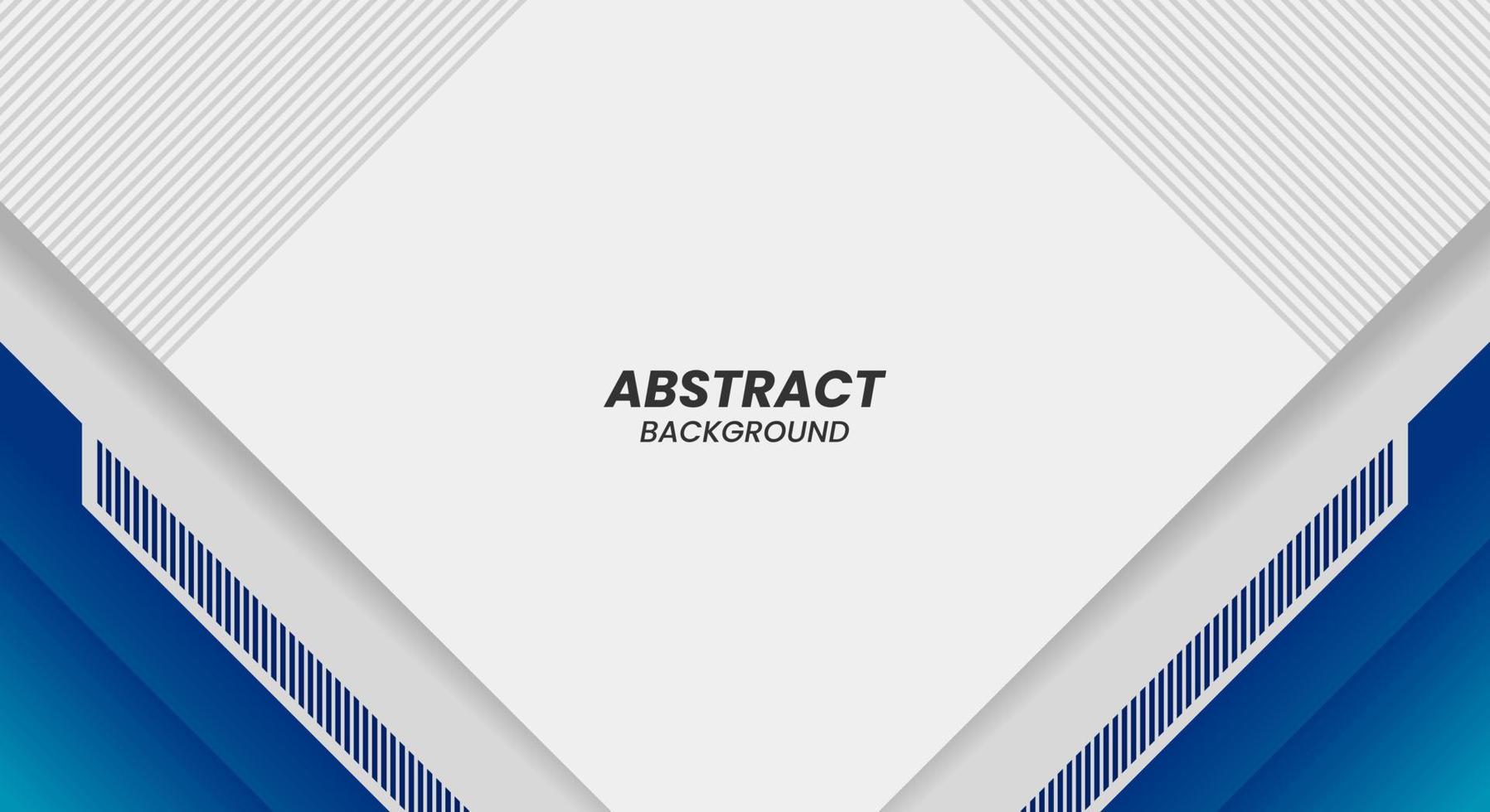Business presentation banner with blue geometric shape background vector