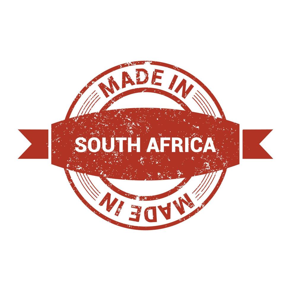 vector de diseño de sello de sudáfrica