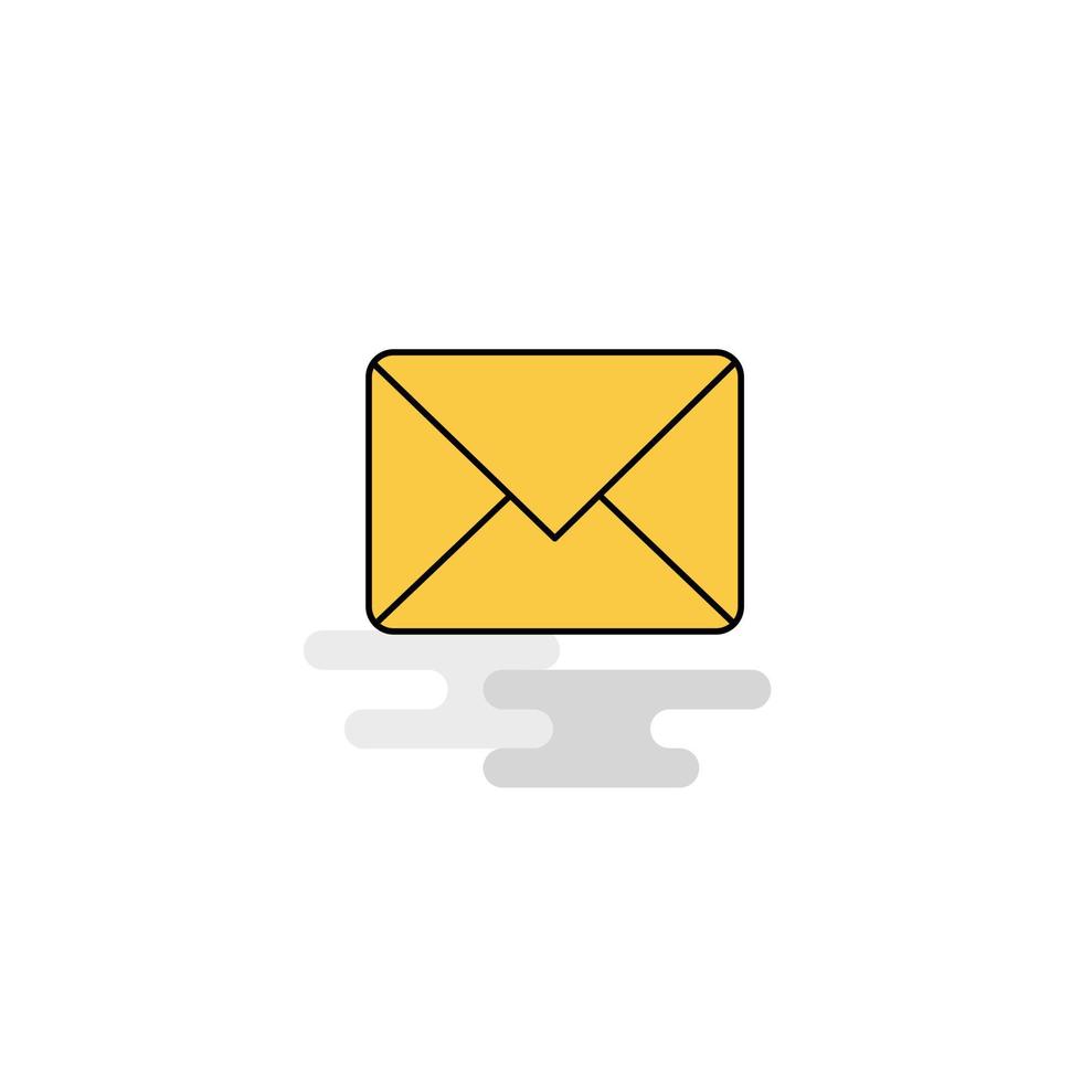 Flat Message Icon Vector