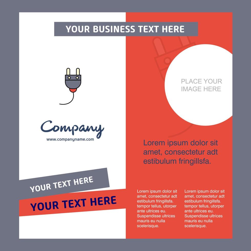 Plough Company Brochure Template Vector Busienss Template