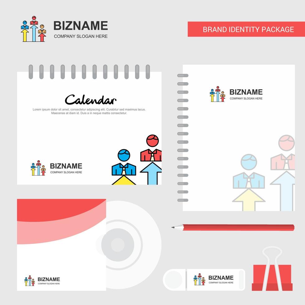 Positions Logo Calendar Template CD Cover Diary and USB Brand Stationary Package Design Vector Template