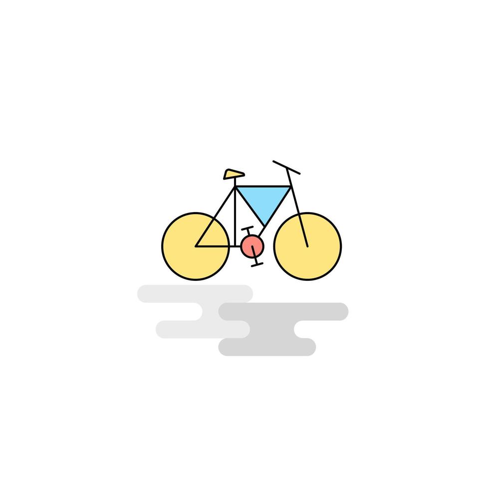 vector de icono de ciclo plano