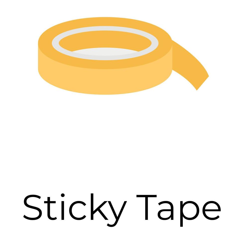 Trendy Sticky Tape vector