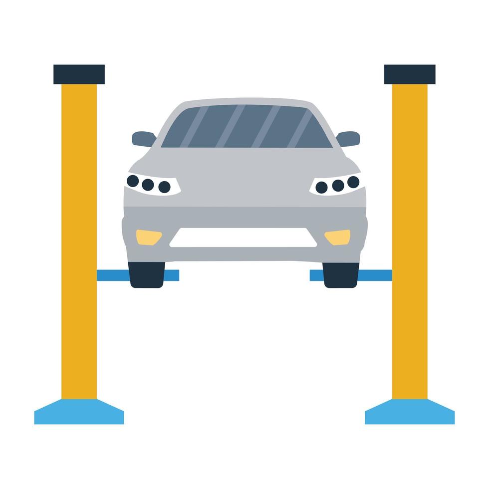 Trendy Car Parking vector