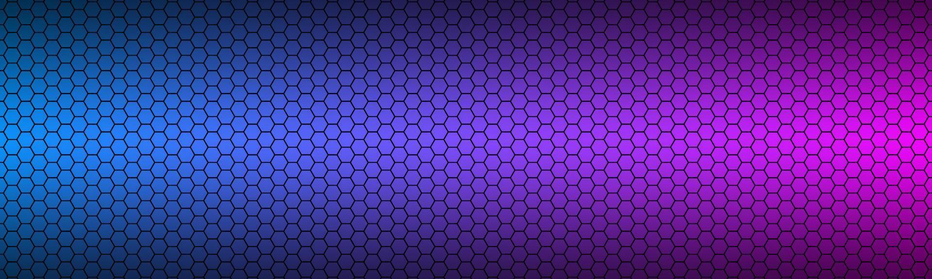 moderno fondo geométrico azul y rosa de alta resolución con cuadrícula poligonal. patrón hexagonal metálico negro abstracto. ilustración vectorial sencilla vector