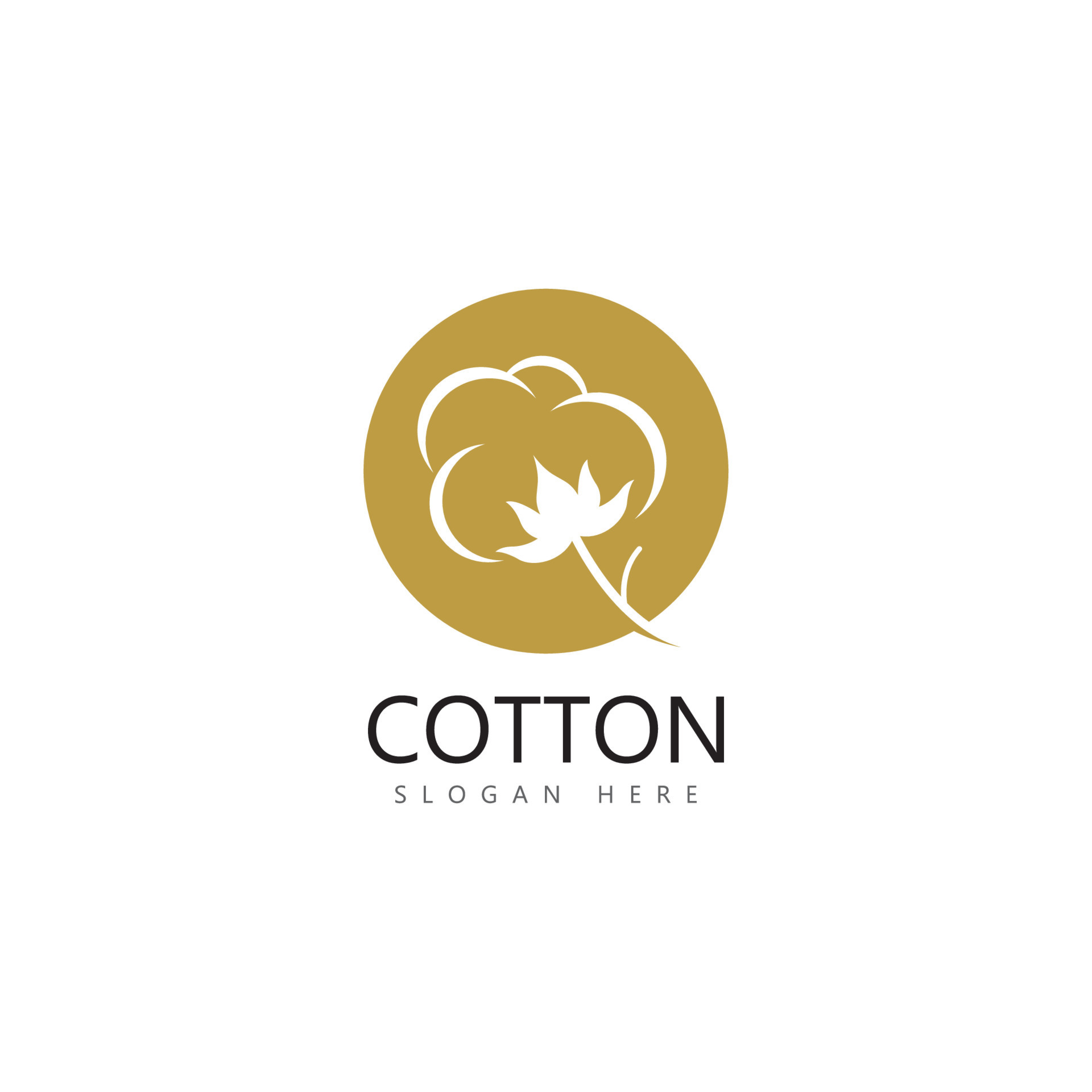 cotton flower vector icon logo design 14027473 Vector Art at Vecteezy
