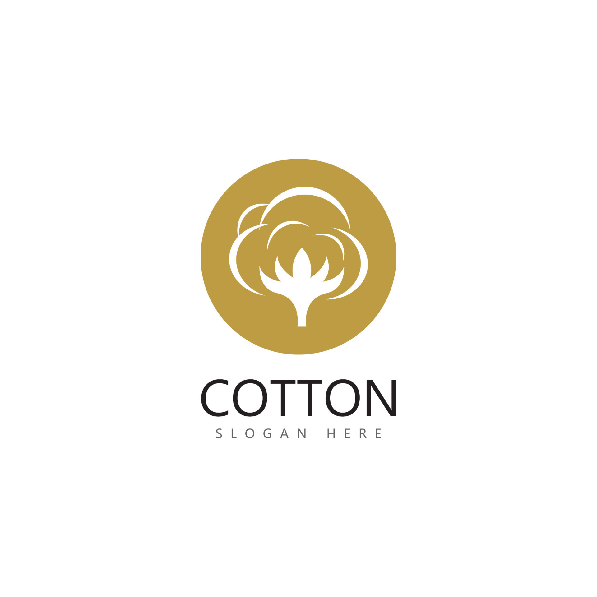 cotton flower vector icon logo design 14027483 Vector Art at Vecteezy