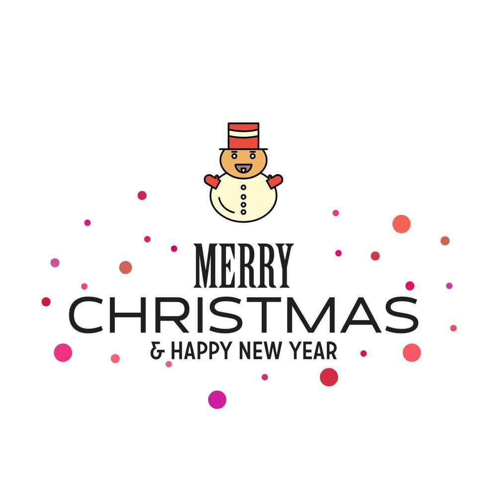 Merry Christmas and Happy New Year 2019 Dotted Background vector