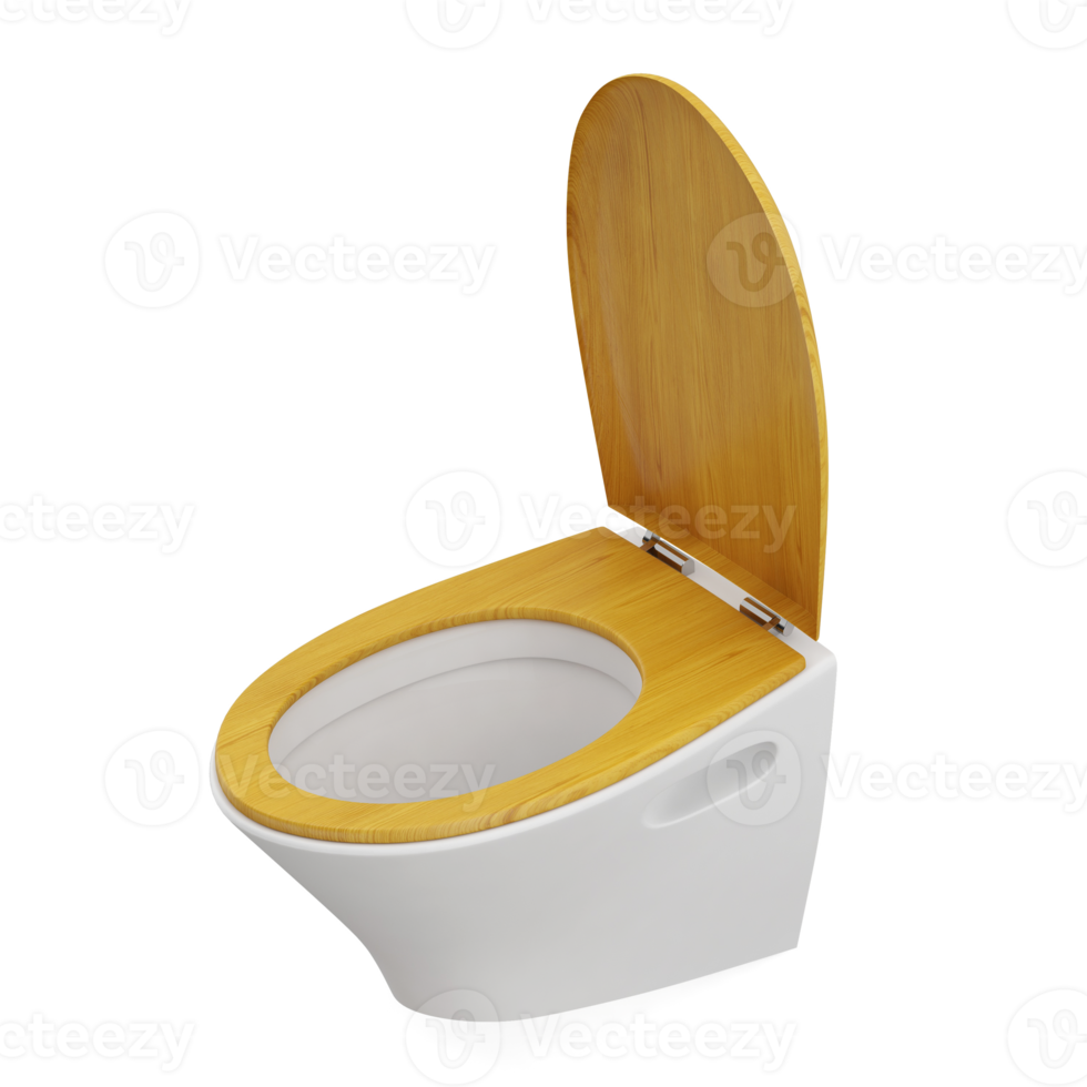 Isometric bathroom items 3D isolated render png