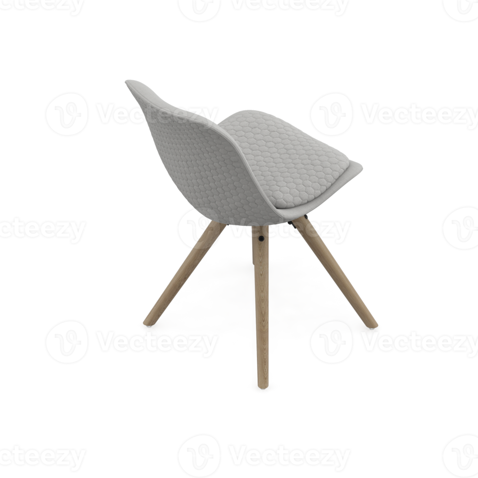 Isometric Chair 3D isolated rendering png