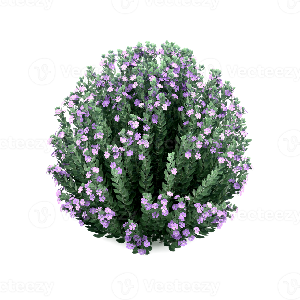 Isometric Tree 3D render png