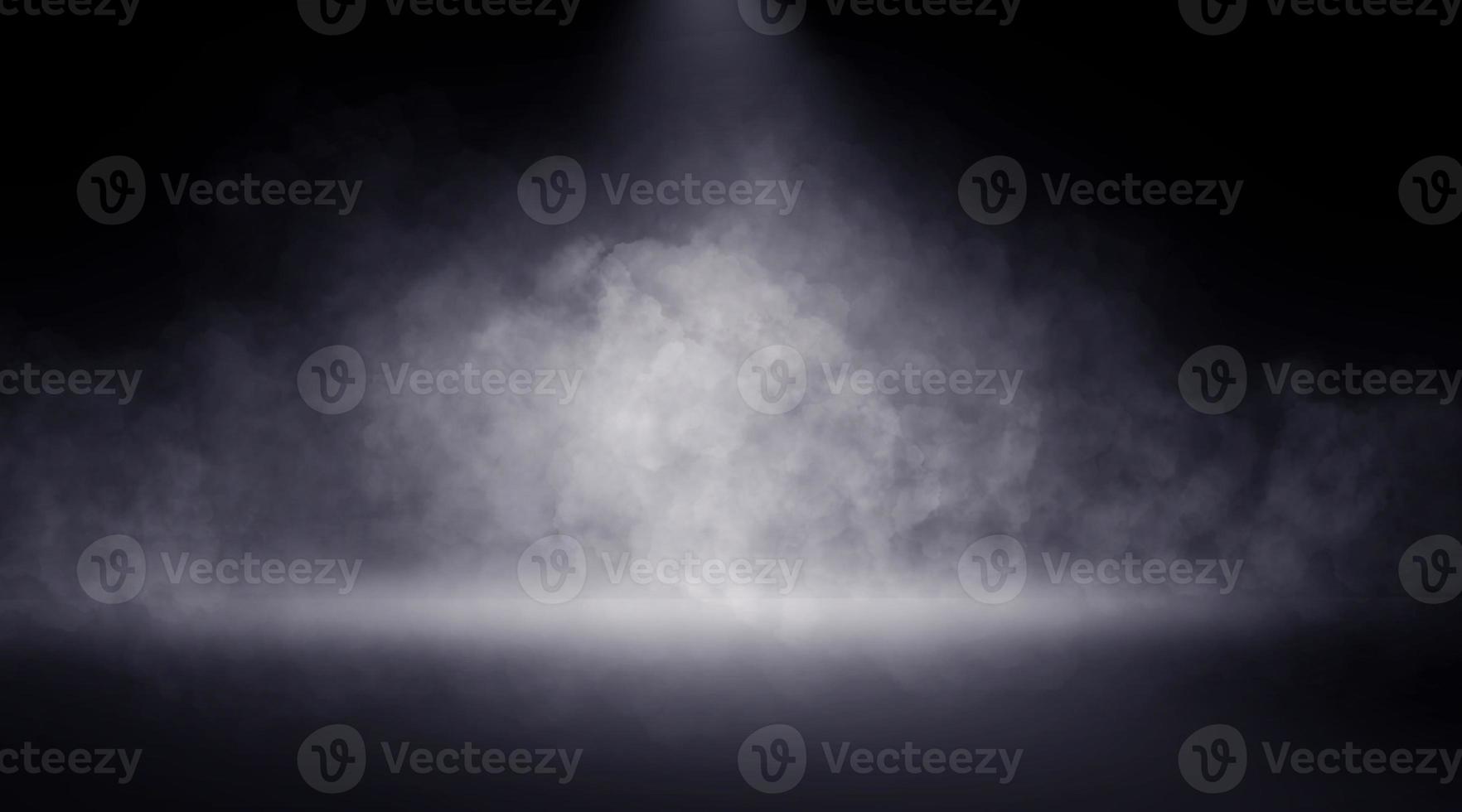 Abstract fog and spotlight background for mystic and horror theme. Blurry smoke and mist texture for photo effect