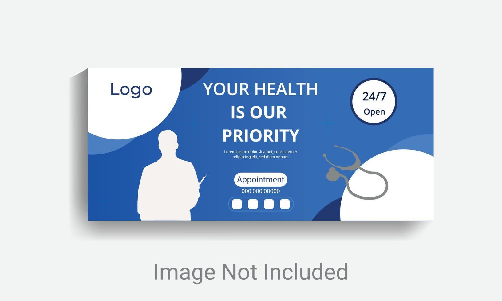 Banner template social media ads cover vector web banner layout.