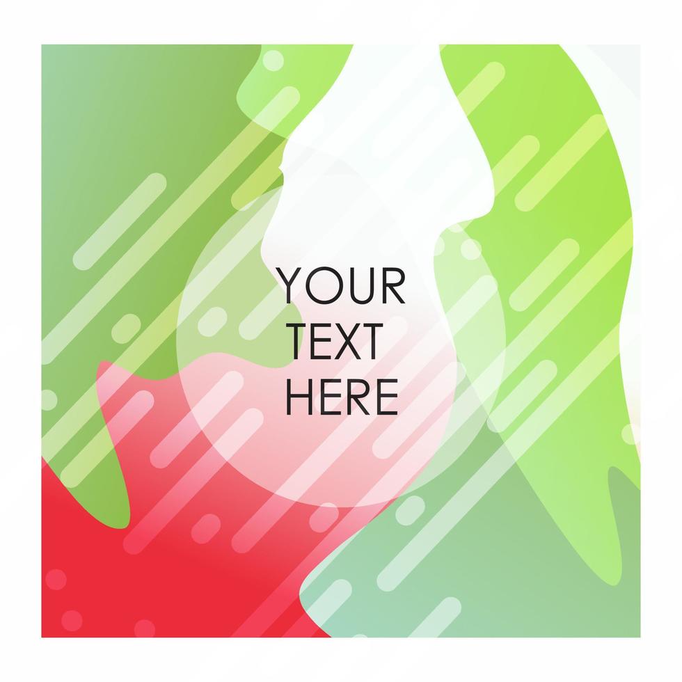 Colorful background with typography vector